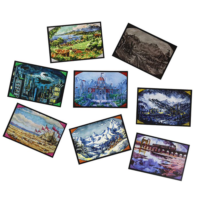 Blue Prince Stamp and Postcard Set (PRE-ORDER)