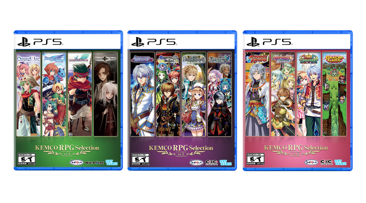 KEMCO RPG Selection Vol. 4, 5, 6 Bundle Pack - Playstation 5 (PRE-ORDER)