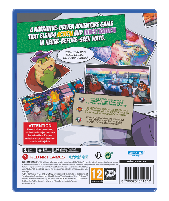 BROK: The InvestiGator [Standard Edition] [EU Import] - Playstation 5