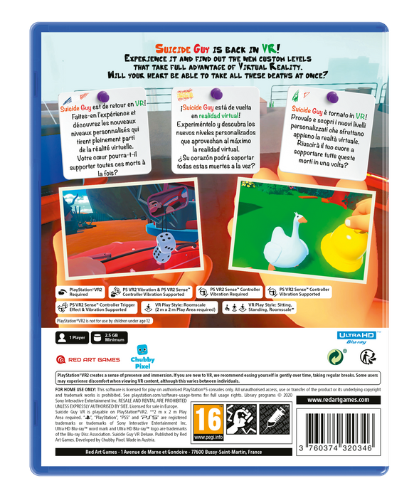 Suicide Guy VR Deluxe PlayStation 5 [EU Import] PS5 VR2 Required] - Playstation 5