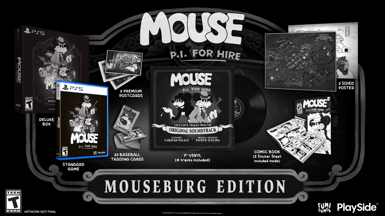 MOUSE: P.I. For Hire [The Mouseburg Edtion] - Playstation 5 (PRE-ORDER)