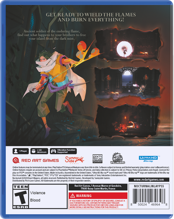 Nocturnal - Playstation 5 [FREE SHIPPING] (PRE-ORDER)