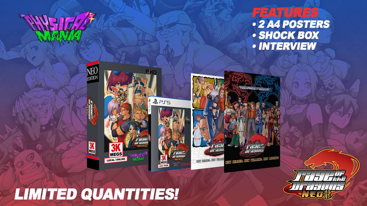 Rage of the Dragons NEO [Special Edition] [EU Import] - Playstation 5 (PRE-ORDER CLOSED)