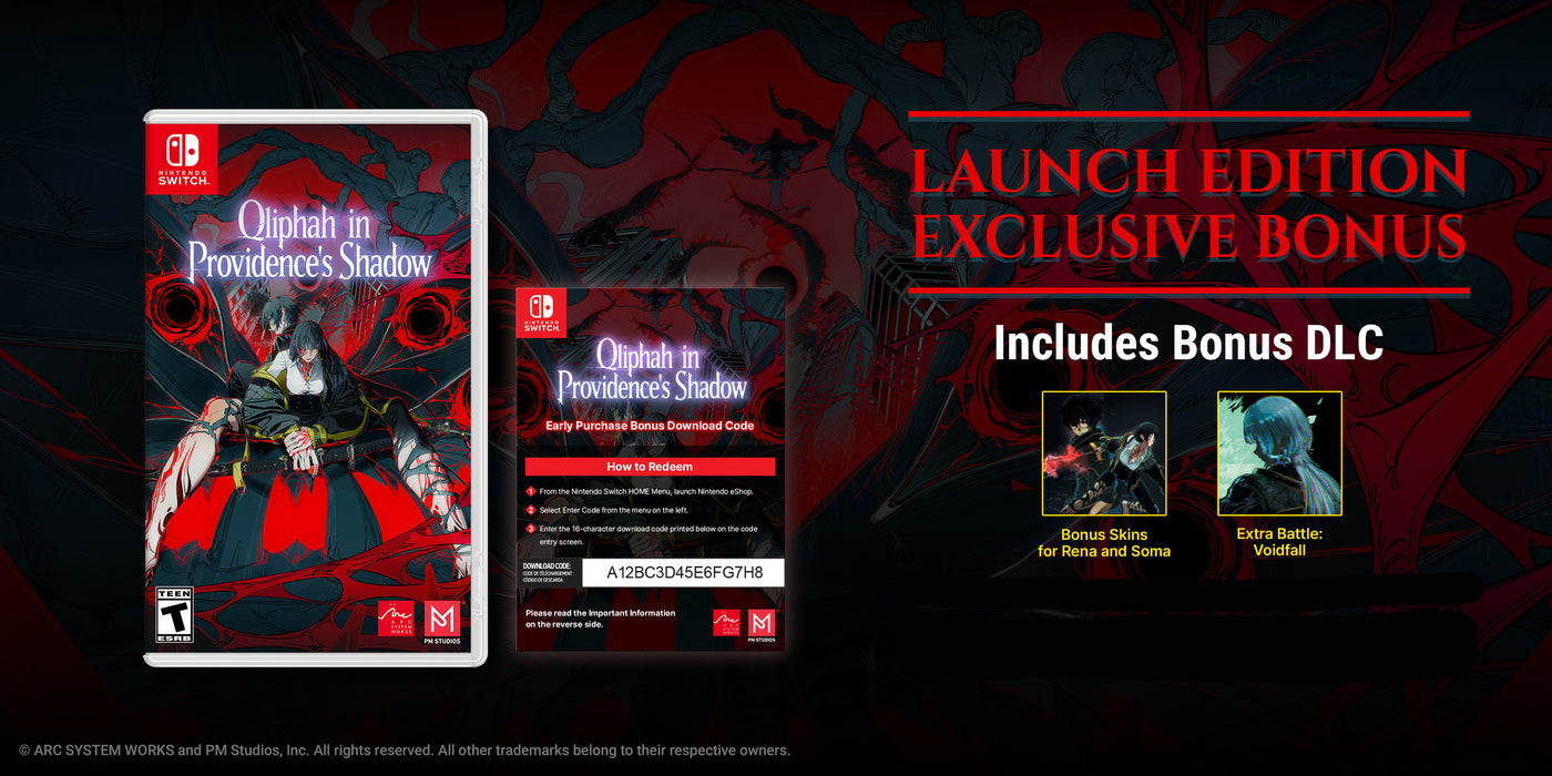 Qliphah in Providence's Shadow - Nintendo Switch (PRE-ORDER)
