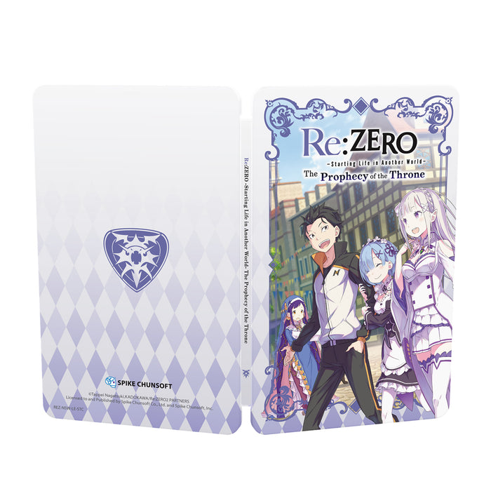 Re: Zero - Starting Life In Another World: The Prophecy Of The Throne [Standard Edition + SteelBook Bundle] - Nintendo Switch