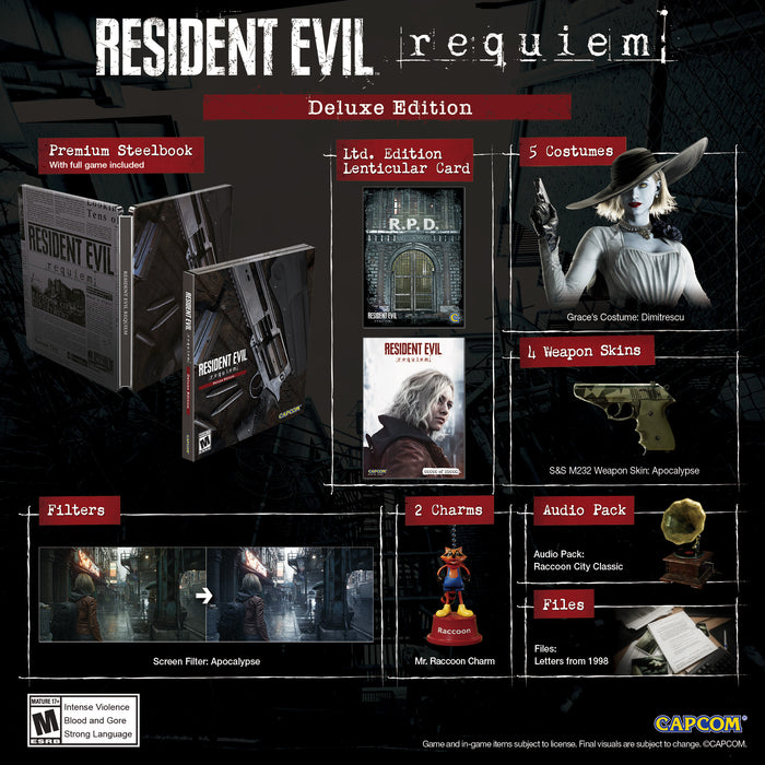Resident Evil Requiem Deluxe Edition + Steelbook - Xbox Series X (PRE-ORDER) (FREE SHIPPING)