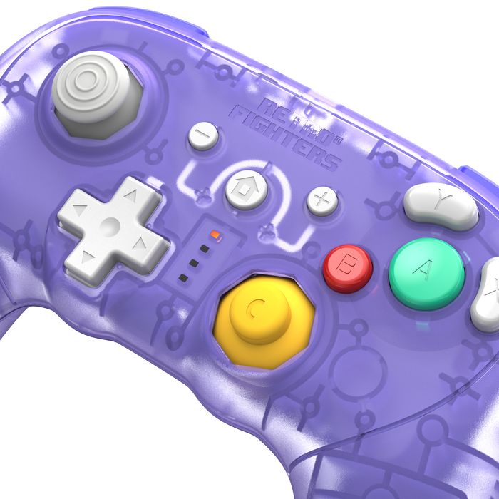 Retro Fighters BattlerGC Pro Wireless GameCube Controller [Glacier] - Nintendo Gamecube (FREE SHIPPING)
