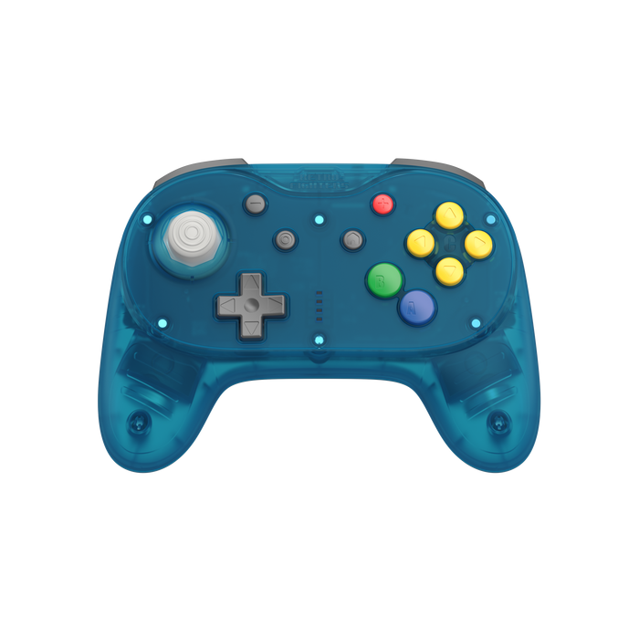 Brawler64 N64 Pro Series Wireless Controller [Ice Blue] - N64 / Switch / Switch 2 / PC (PRE-ORDER)