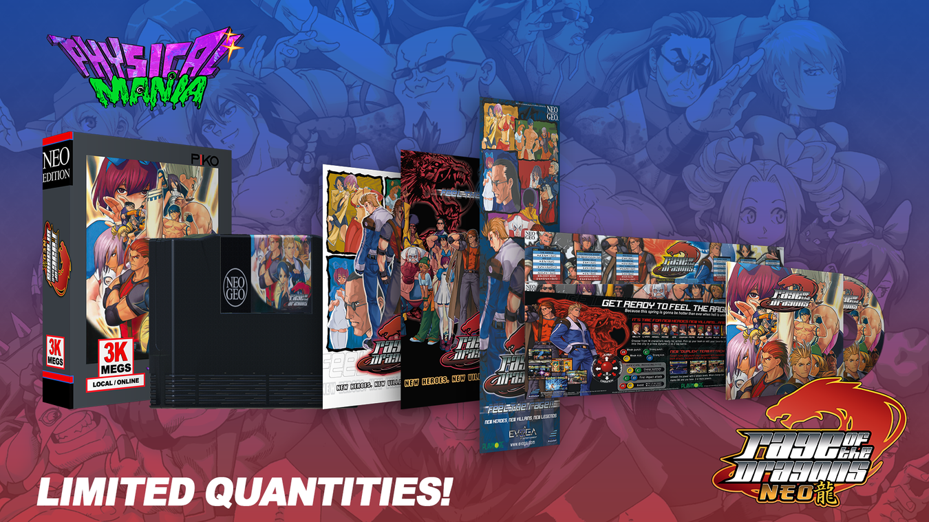 Rage of the Dragons Neo Geo AES & MVS Carts