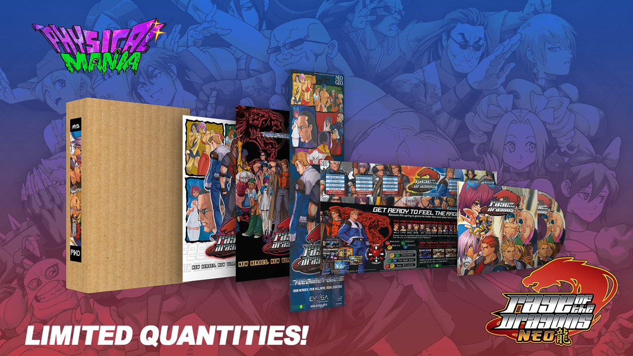 Rage of the Dragons NEO [MVS CART Modern Special Bundle] [EU Import]  - Playstation 5 (PRE-ORDER CLOSED)