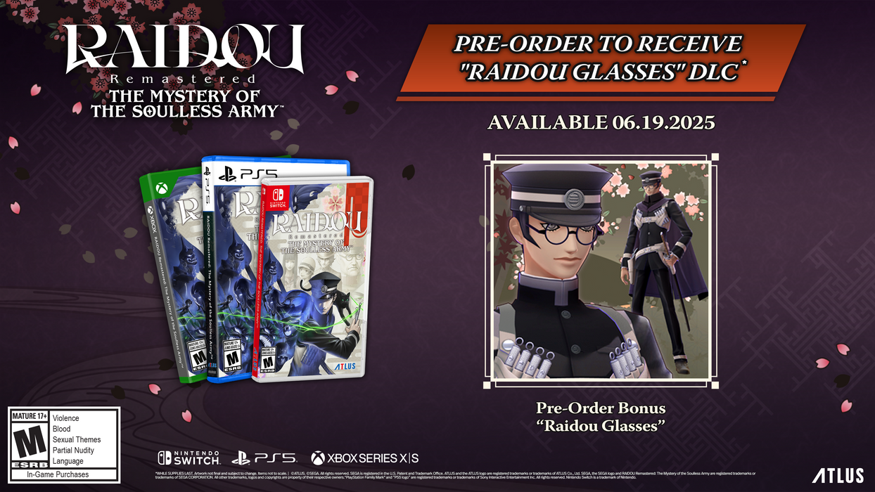 Raidou: Remastered – The Mystery of the Soulless Army Launch Edition - Xbox Series X