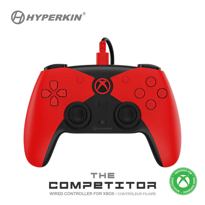 Hyperkin - THE COMPETITOR WIRED CONTROLLER XBS/PC (RED)