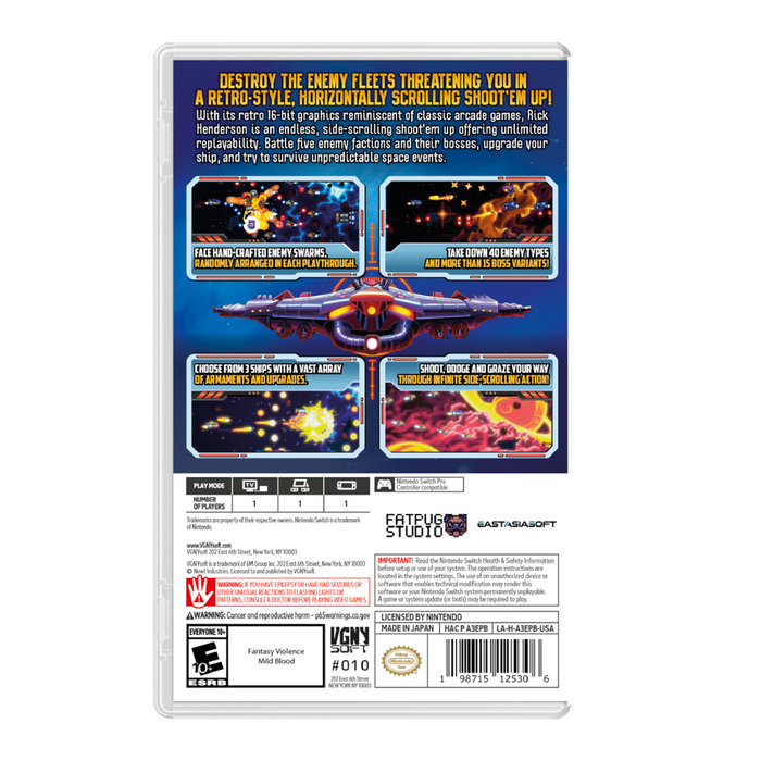 Rick Henderson (Standard Edition) - Nintendo Switch