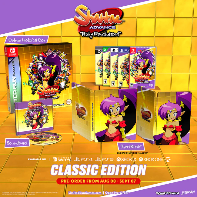 Shantae Advance: Risky Revolution Classic Edition (Limited Run Games) - Nintendo Switch
