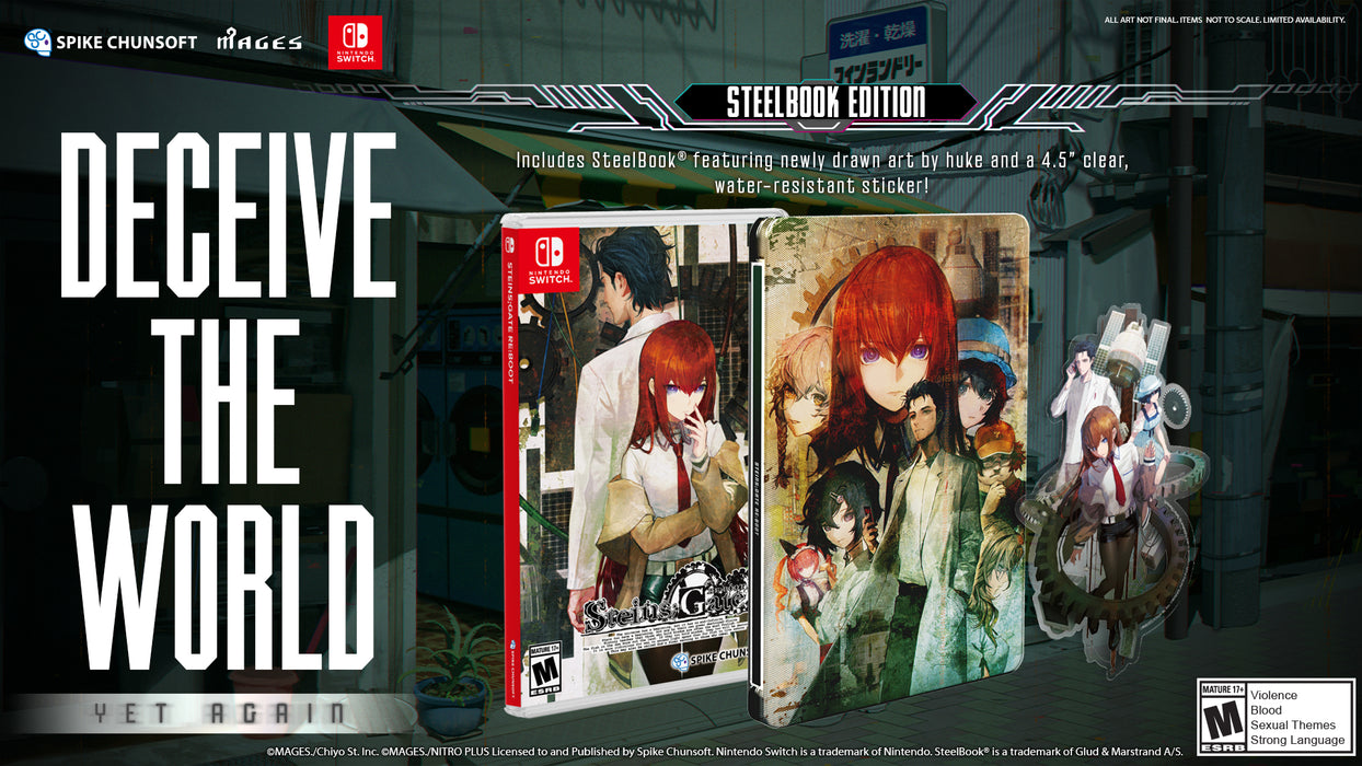 Steins;Gate Re:Boot [Steelbook Edition] - Nintendo Switch (PRE-ORDER)