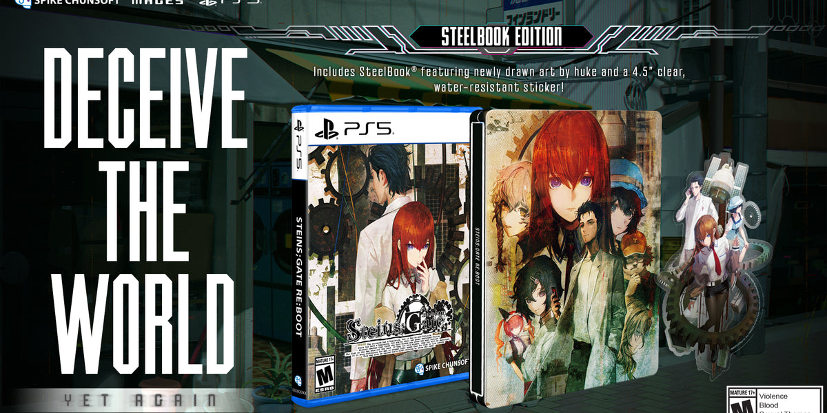 Steins;Gate Re:Boot [Steelbook Edition] - Playstation 5 (PRE-ORDER