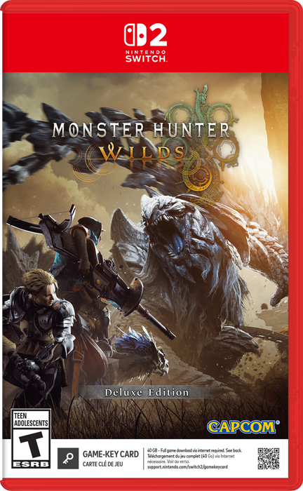 Monster Hunter Wilds Deluxe Edition [Game-Key Card] - Nintendo Switch 2 (PRE-ORDER)