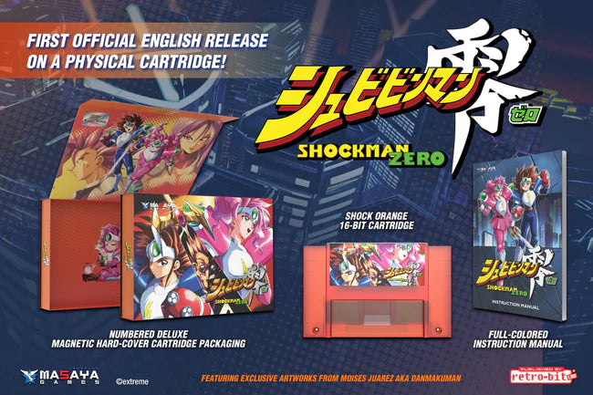 Kaizou Choujin Schbibinman Zero - Shockman Zero (Limited Run Games) - SNES
