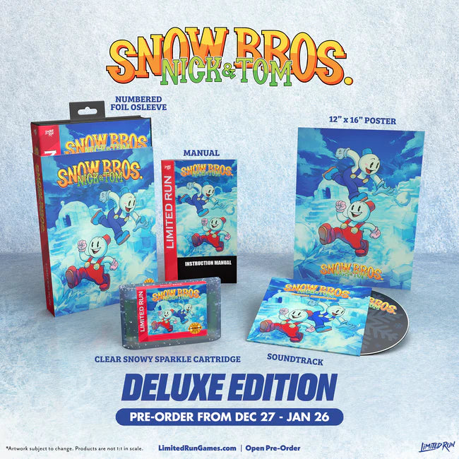 Snow Bros. Nick & Tom Deluxe Edition [Limited Run Games] - Genesis