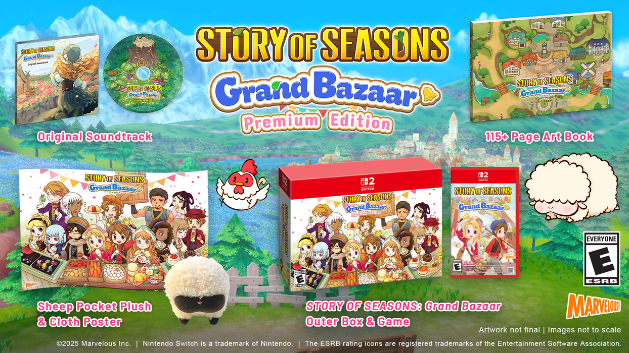 Story of Seasons: Grand Bazaar Premium Edition - Nintendo Switch 2  [Free Shipping]