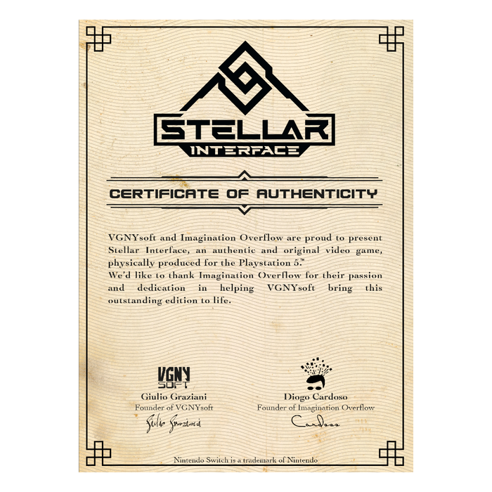 Stellar Interface (Standard Edition) - PlayStation 5 (PRE-ORDER)