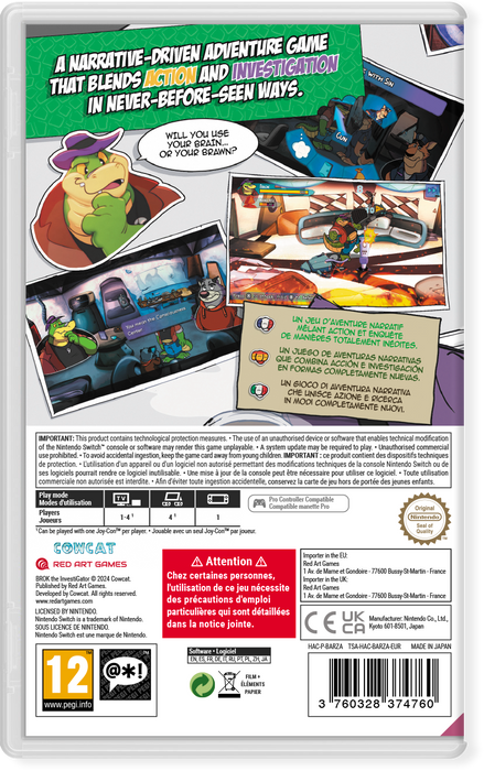 BROK: The InvestiGator [Standard Edition] [EU Import] - Nintendo Switch