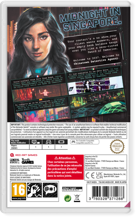 Chinatown Detective Agency - Nintendo Switch