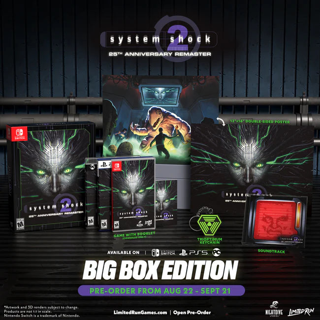 System Shock 2: 25th Anniversary Remaster Big Box Edition (Limited Run Games) - Nintendo Switch
