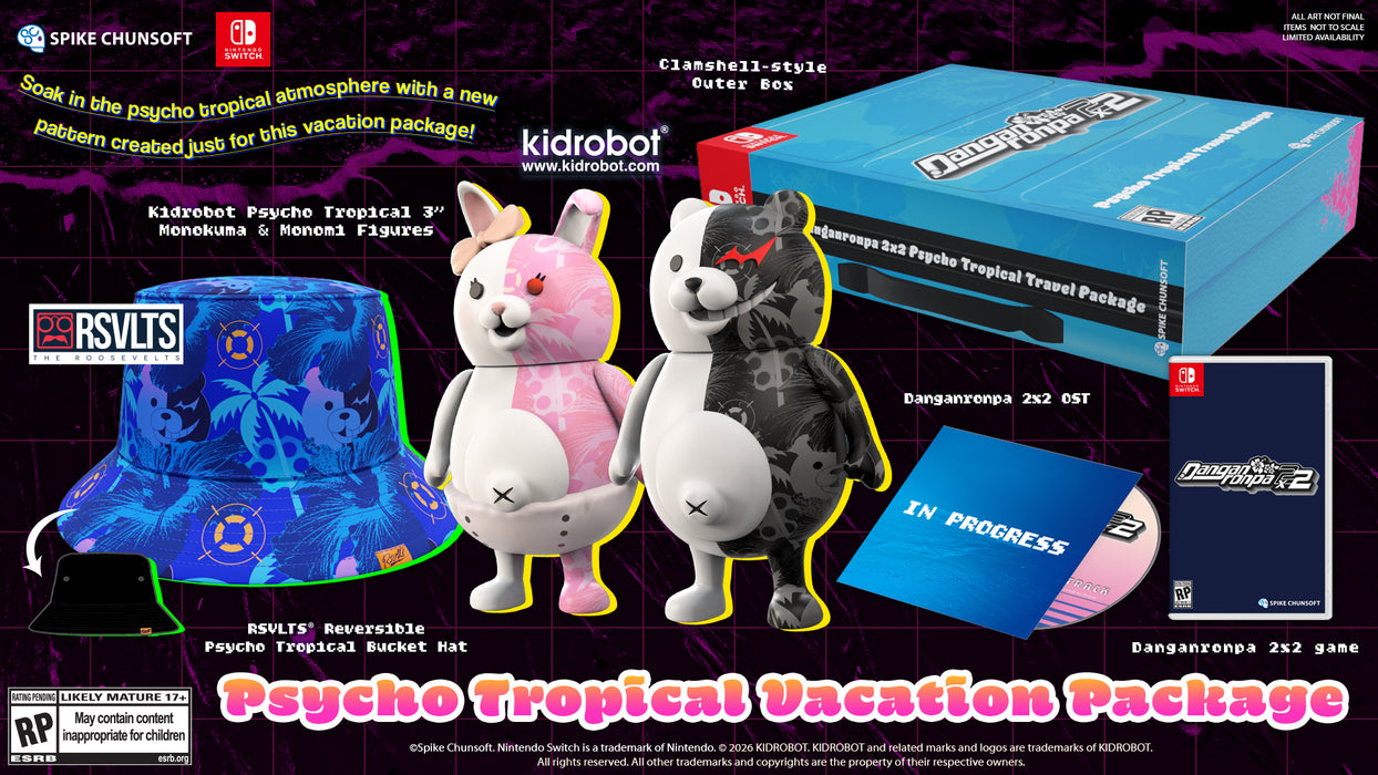 Danganronpa 2x2 [Psycho Tropical Vacation Package Edition] - Nintendo Switch (PRE-ORDER)