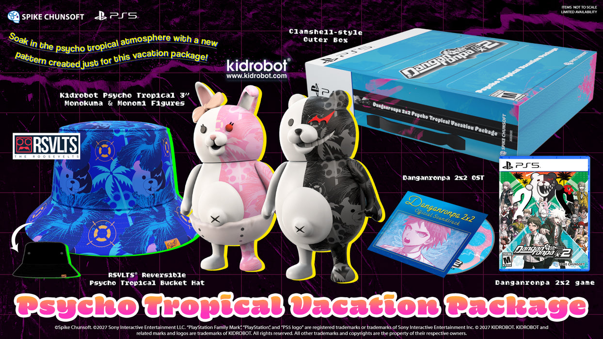 Danganronpa 2x2 [Psycho Tropical Vacation Package Edition] - Playstation 5 (PRE-ORDER)