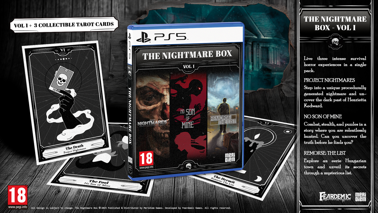 The Nightmare Box Vol I [EU Import] - PlayStation 5 Publisher Reprint  (BACK-ORDER - EXPECTED OCTOBER 2026)