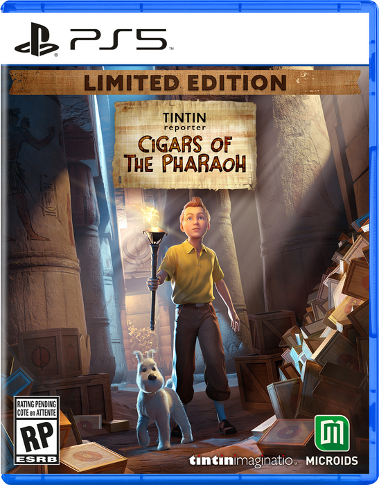 TINTIN REPORTER CIGARS OF THE PHARAOH LIMITED EDITION - PS5