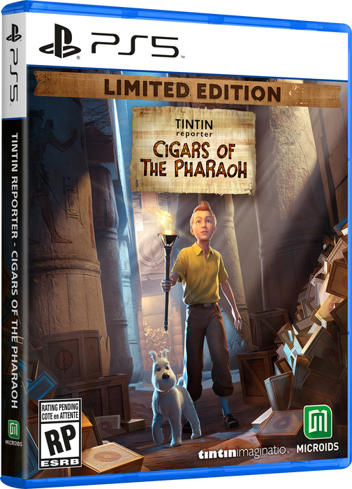 TINTIN REPORTER CIGARS OF THE PHARAOH LIMITED EDITION - PS5