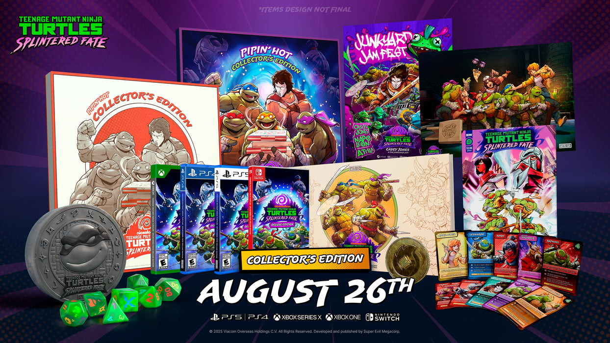 Teenage Mutant Ninja Turtles: Splintered Fate Pipin’ Hot Collector’s Edition - PlayStation 4 (PRE-ORDER)