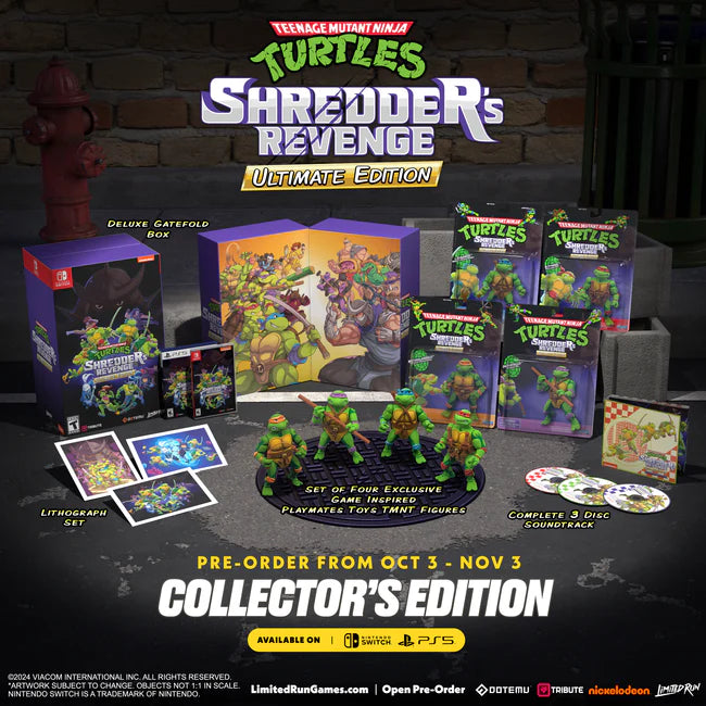 Teenage Mutant Ninja Turtles: Shredder's Revenge Ultimate Edition Collector's Edition [Limited Run Games] - Nintendo Switch