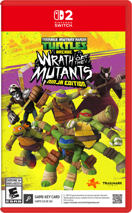 Teenage Mutant Ninja Turtles Arcade: Wrath of the Mutants Ninja Edition [Game-Key Card] - Nintendo Switch 2