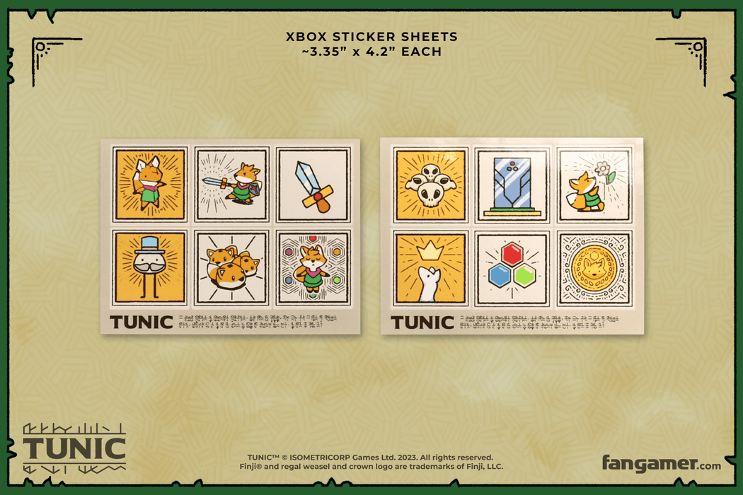Tunic Sticker Tunic - Xbox One / Xbox Series X — VIDEOGAMESPLUS.CA