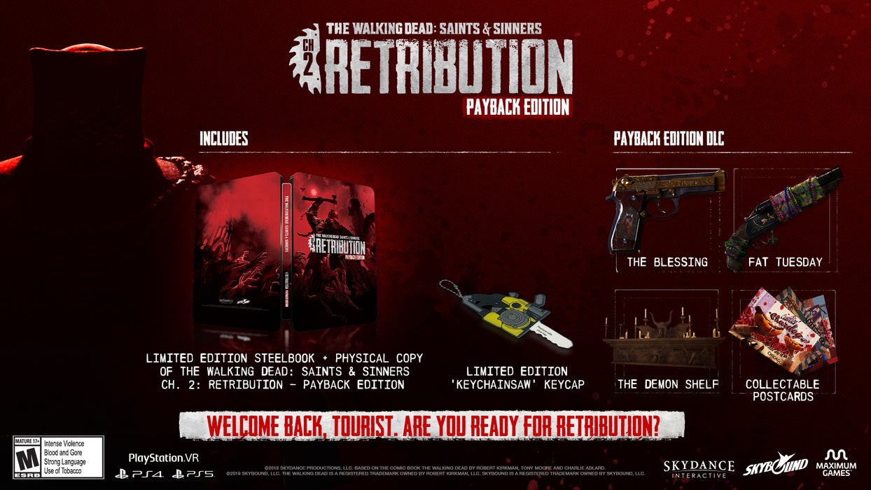 THE WALKING DEAD SAINTS & SINNERS CHAPTER 2 RETRIBUTION PAYBACK EDITION - PS5