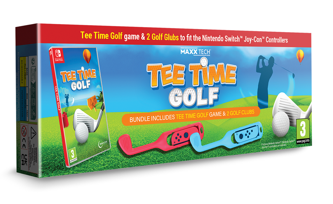 Maxx Tech Tee Time Golf Switch Kit [EU IMPORT] - Nintendo Switch