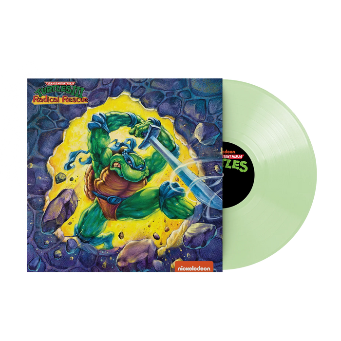 Teenage Mutant Ninja Turtles III: Radical Rescue (Ship to Shore - Glow in the Dark Variant) (Limited Run Games) - Vinyl