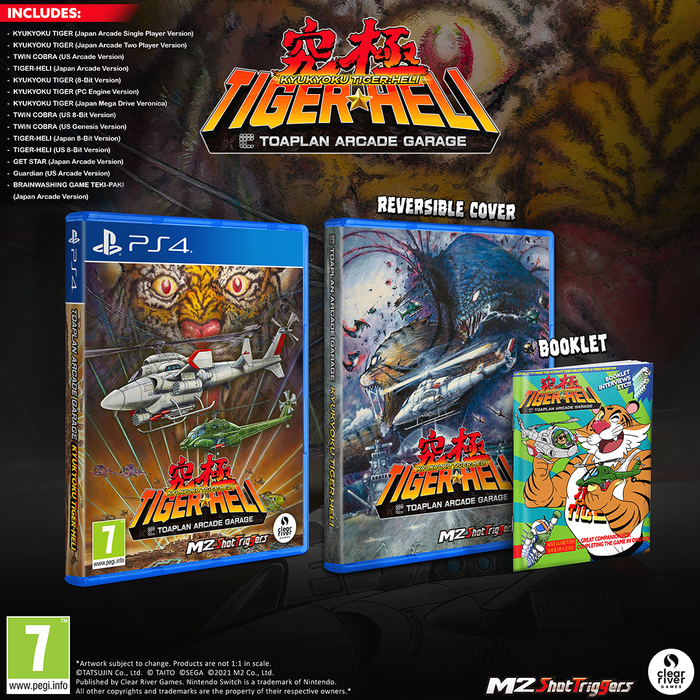 Toaplan Arcade Garage: Kyukyoku Tiger-Heli [EU Import] - Playstation 4(PRE-ORDER) (Free Shipping)