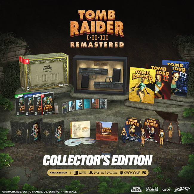 Tomb Raider I-III Remastered Collector's Edition [Limited Run Games] - Nintendo Switch