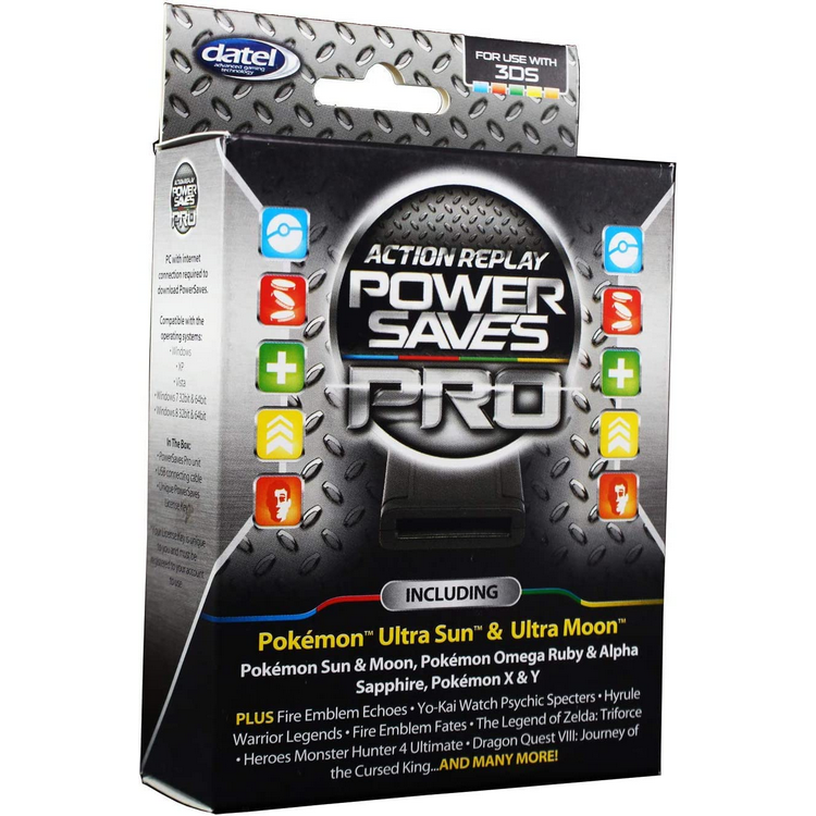 ACTION REPLAY POWER SAVES PRO - 3DS — VIDEOGAMESPLUS.CA