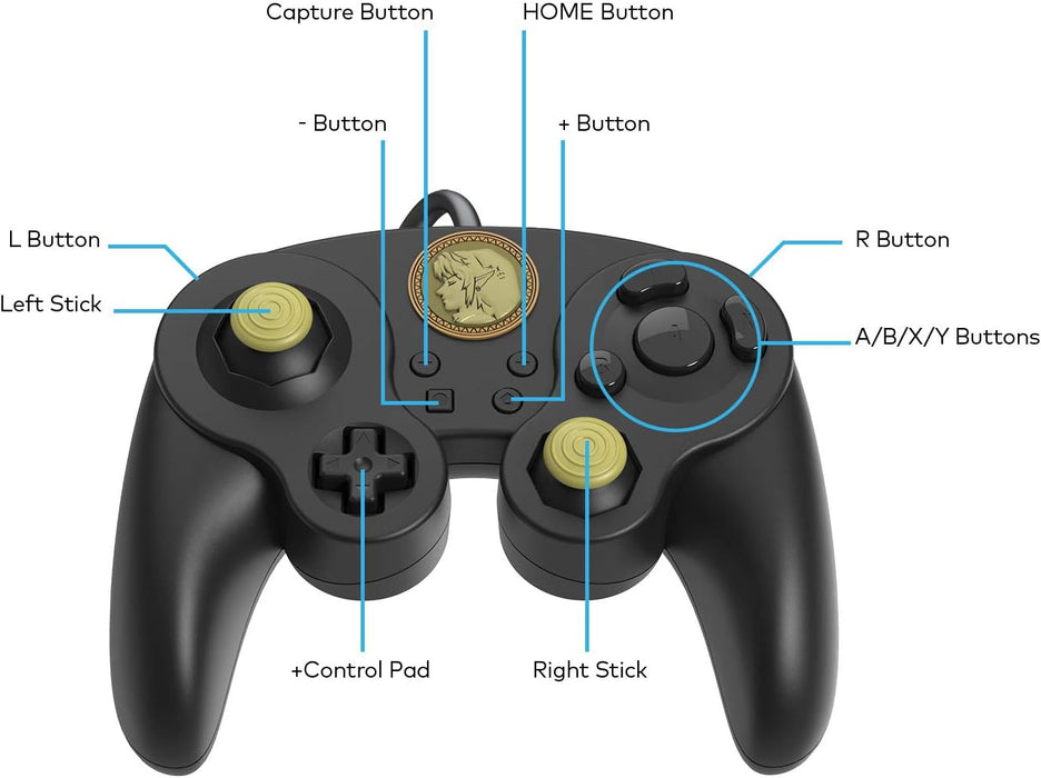 NSW - PDP SWITCH Wired Fight Pad Pro (NS - LINK )