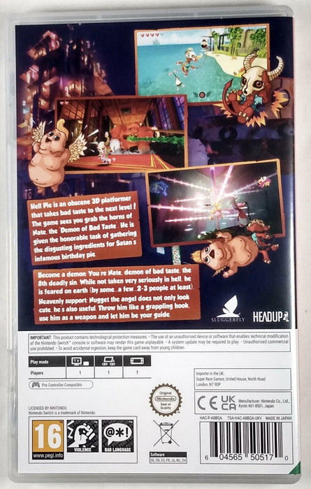 Hell Pie (With Replacement Cart) (SRG#85) [EU Import] - Nintendo Switch