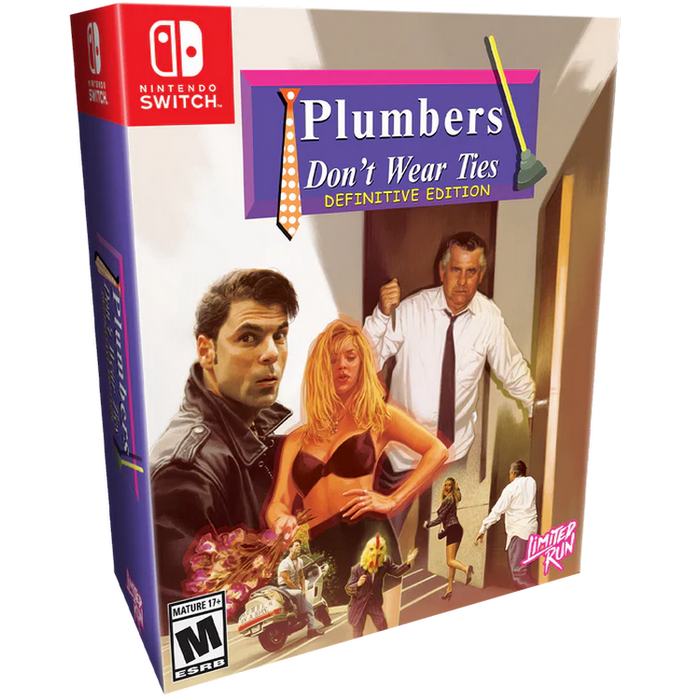 Plumbers Don’t Wear Ties: Definitive Edition Collector's Edition [LIMITED RUN GAMES #204] - Nintendo Switch