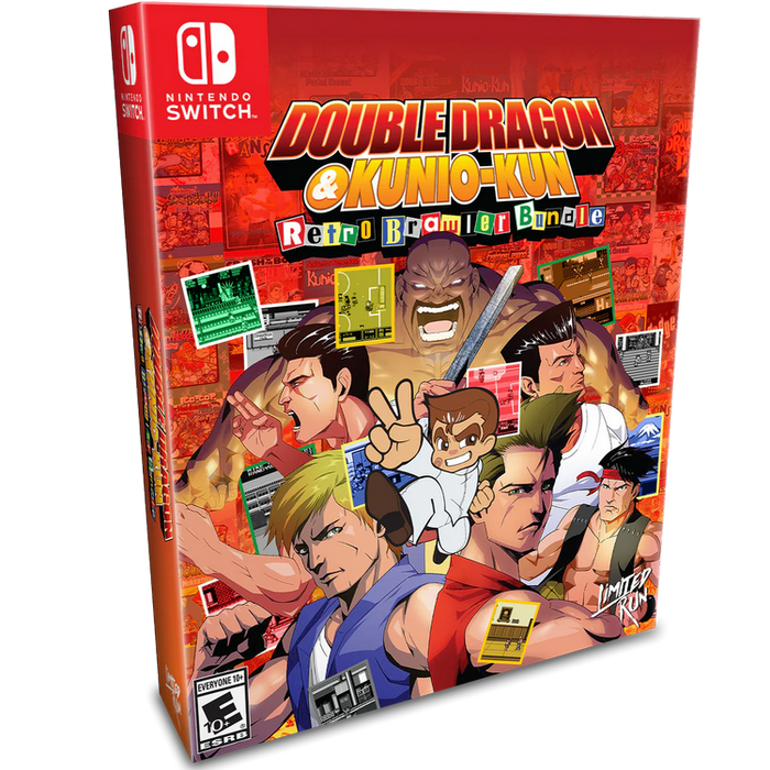 Double Dragon & Kunio-Kun Retro Brawler Bundle - Classic Edition [Limited Run Games #115] - Nintendo Switch (Free Shipping)