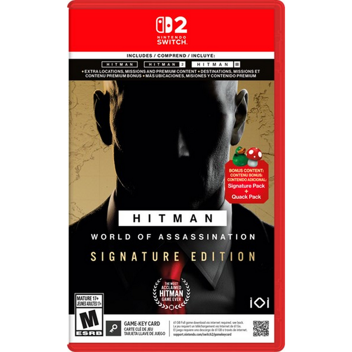 HITMAN World of Assassination Signature Edition [Game-Key Card] - Nintendo Switch 2 [Free Shipping]
