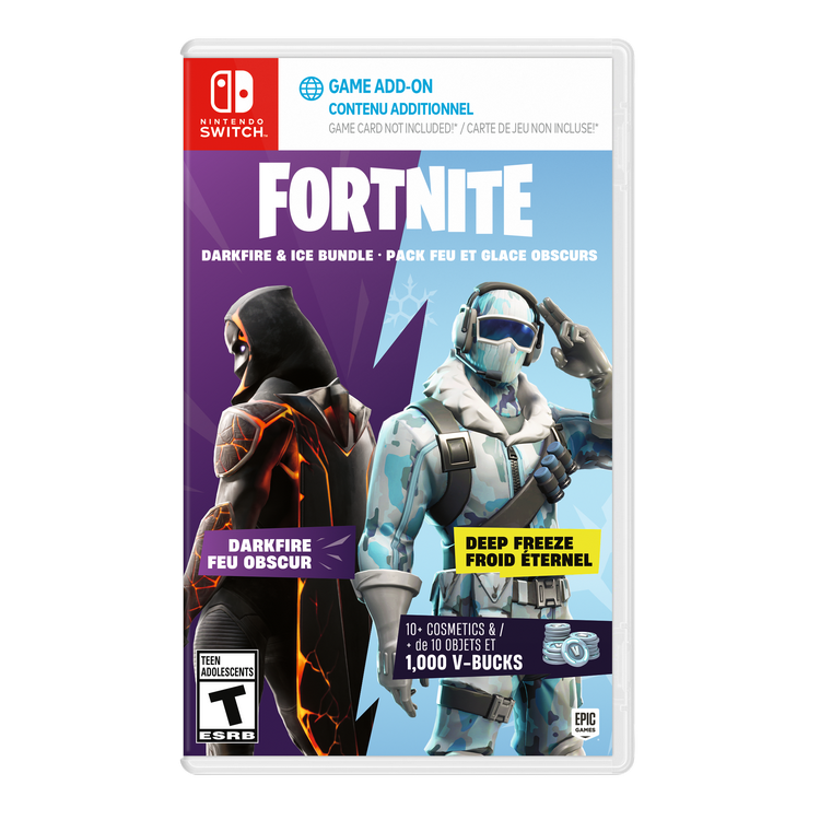 FORTNITE Darkfire Ice Bundle [Code in Box] Nintendo Switch