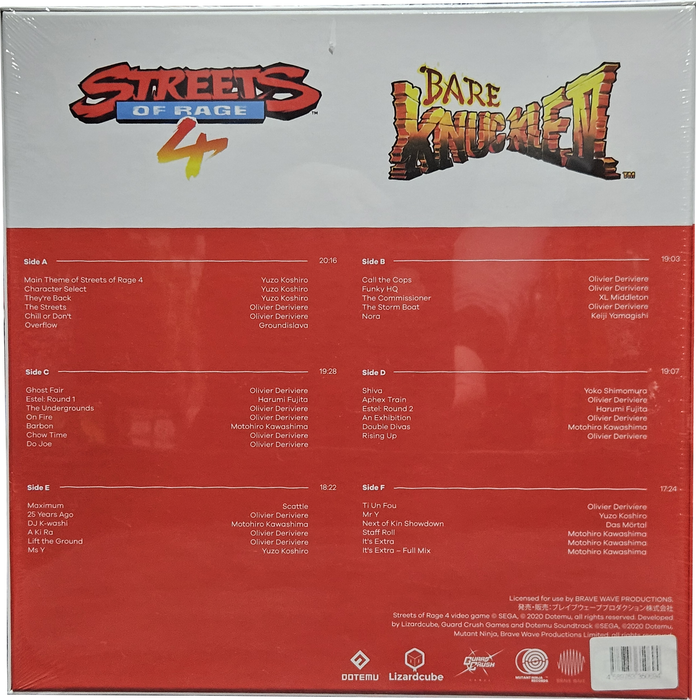 Streets of Rage 4 - 3LP - (Limited Run Games) - Vinyl